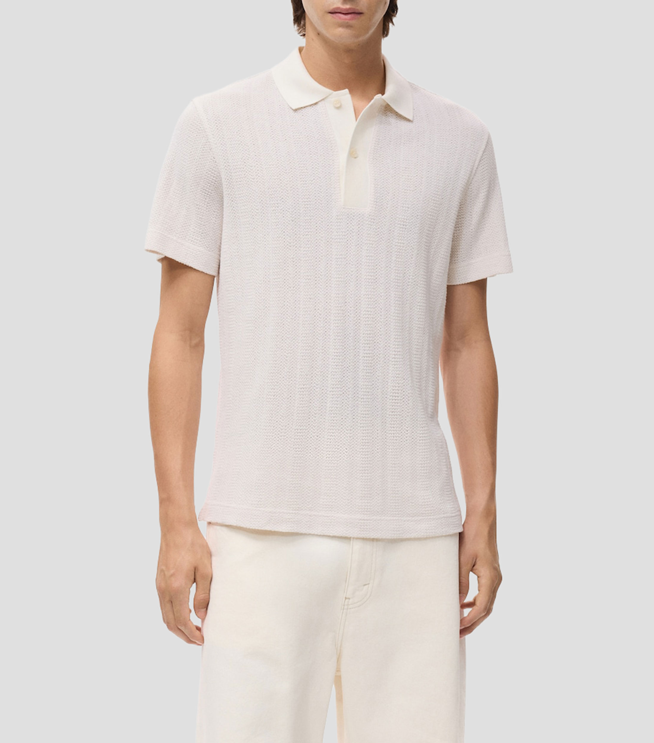 Playera tipo polo manga corta Hombre